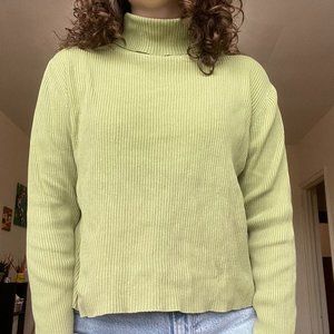 Vintage Green Turtleneck